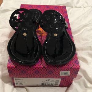 MILLER PATENT LEATHER SANDAL